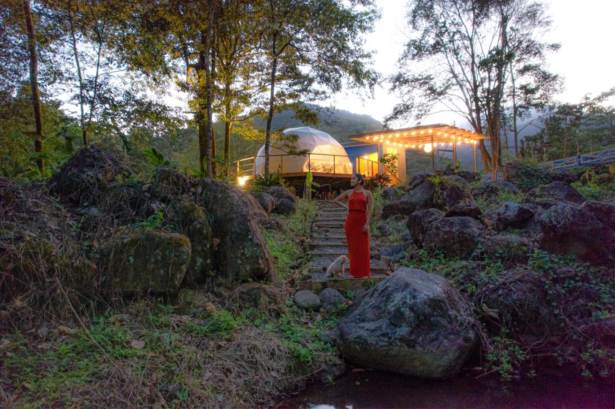 Bitzu Dome-Bijagua Riverside Glamping Exterior photo