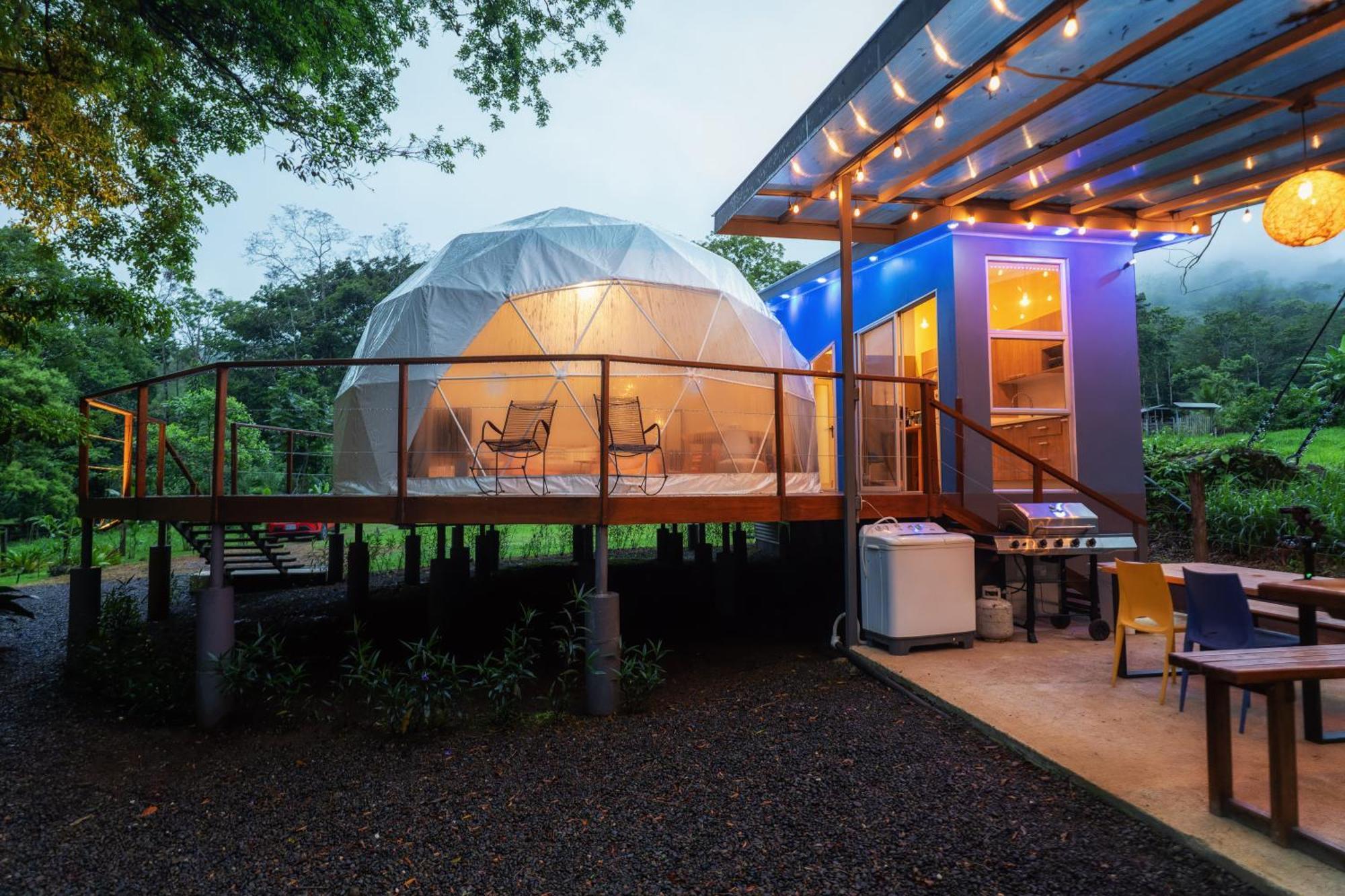 Bitzu Dome-Bijagua Riverside Glamping Exterior photo