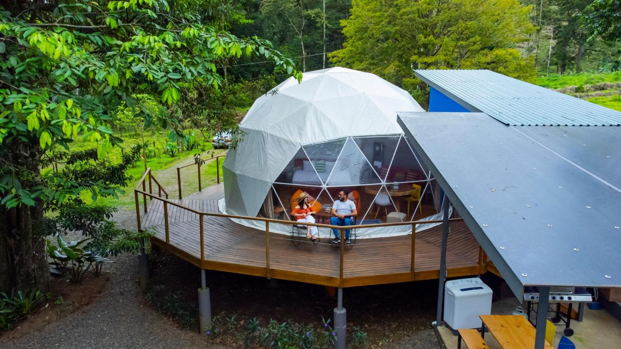 Bitzu Dome-Bijagua Riverside Glamping Exterior photo