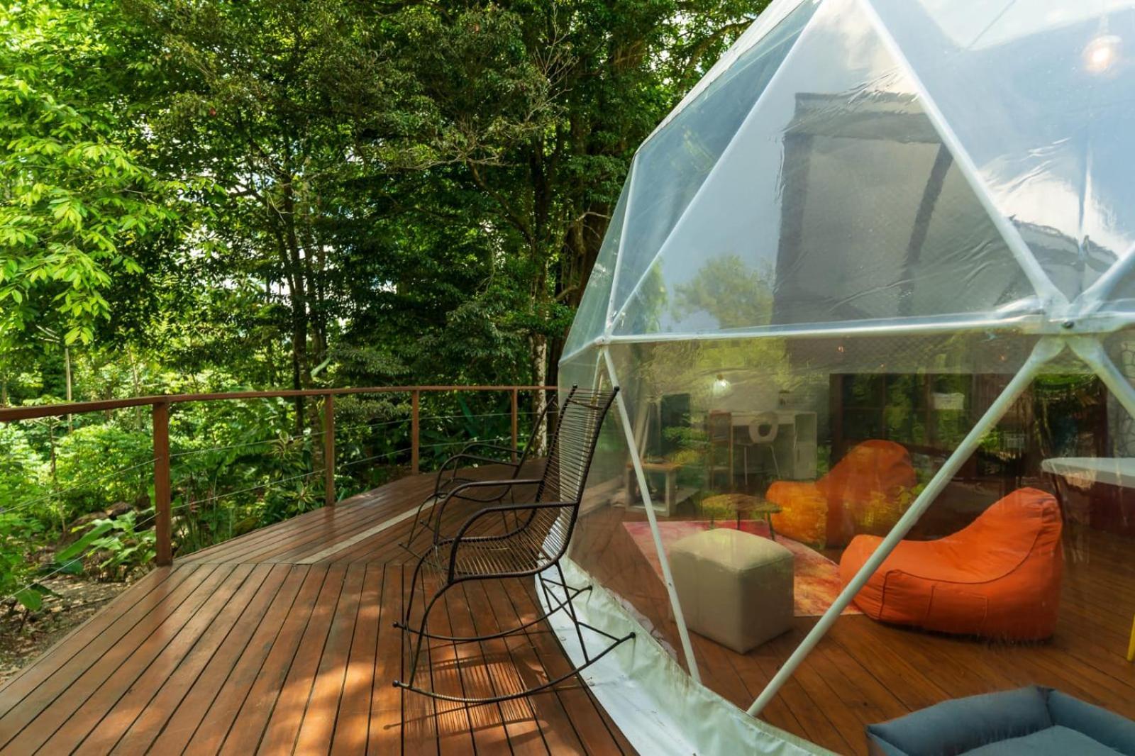 Bitzu Dome-Bijagua Riverside Glamping Exterior photo